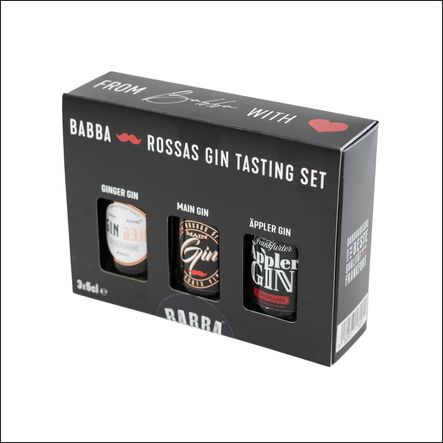 Babba-Rossas Gin Tasting Set, 3x5cl