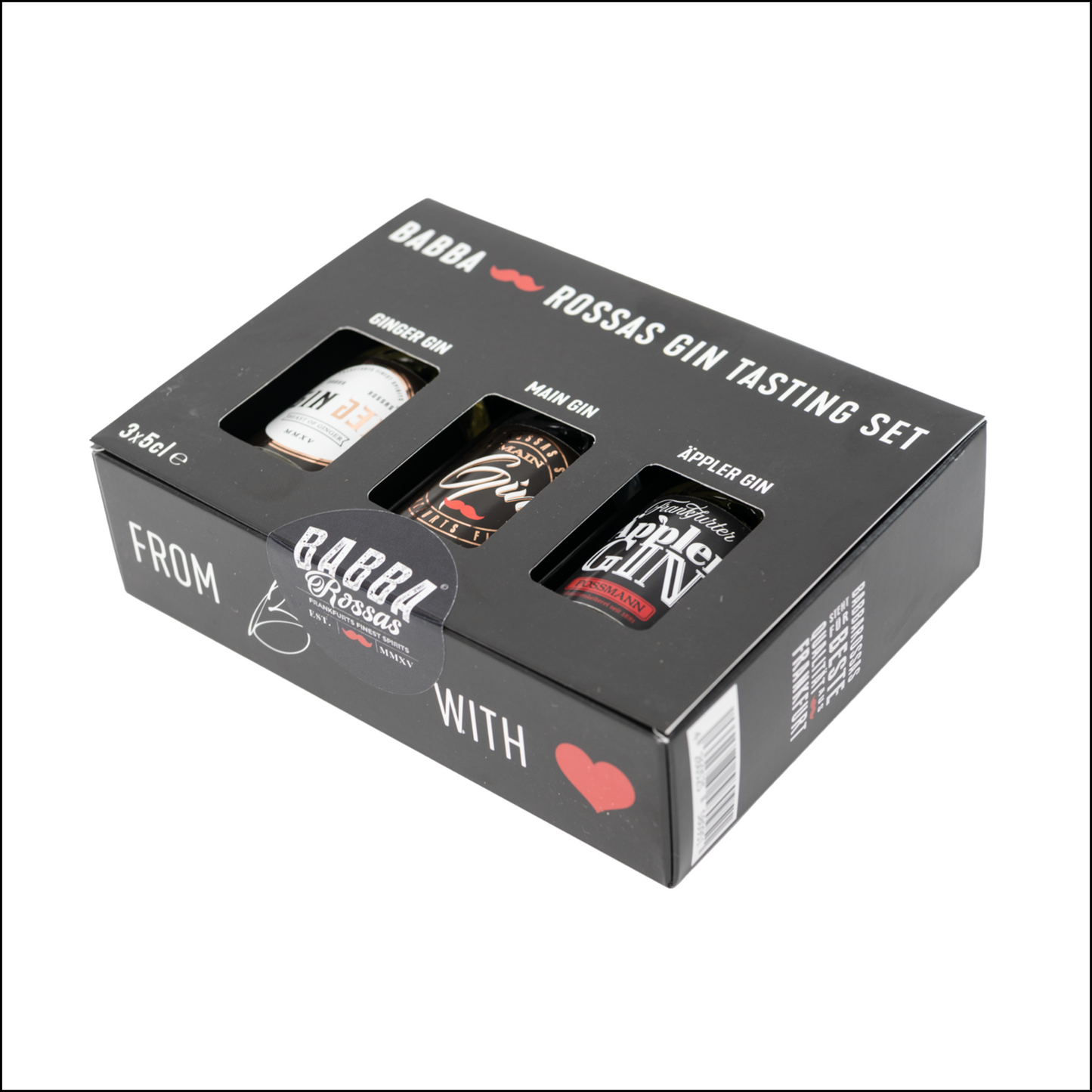 Babba-Rossas Gin Tasting Set, 3x5cl