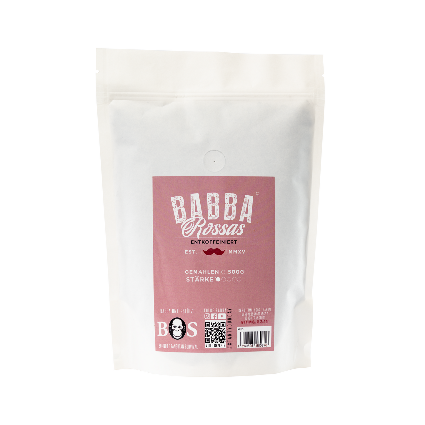 Crema entkoffeiniert (gemahlen)